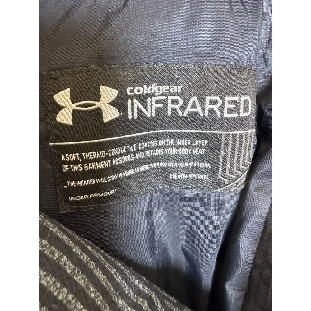Under Armour Youth Large Snow Pants Black Infrared ColdGear Insulated Waterproof